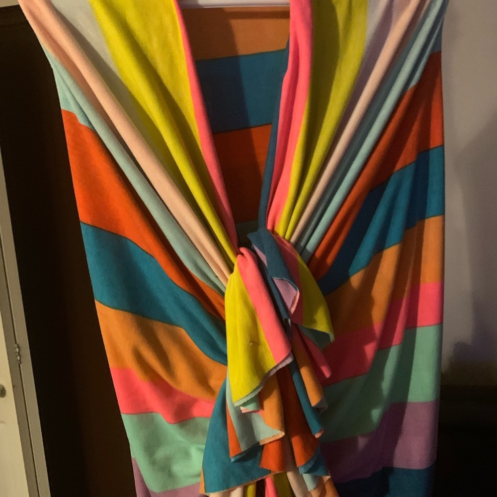 COLORFUL STRIPPED DRESS - Picture 5 of 16